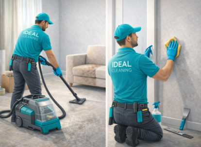 Прибирання після ремонту: клінинг IDEAL CLEANING видаляє будівельний пил і сліди матеріалів у квартирі.