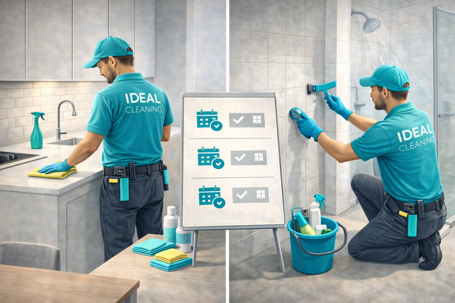 Поддерживающая и генеральная уборка: сравнение процессов клининга IDEAL CLEANING.